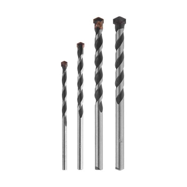 Набір свердел по бетону 4 шт (5, 6, 8, 10 мм) INTERTOOL SD-0105
