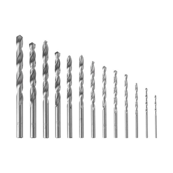 Набір свердел по металу HSS, 13 шт (2.0 - 8.0), полірована сталь INTERTOOL SD-0114