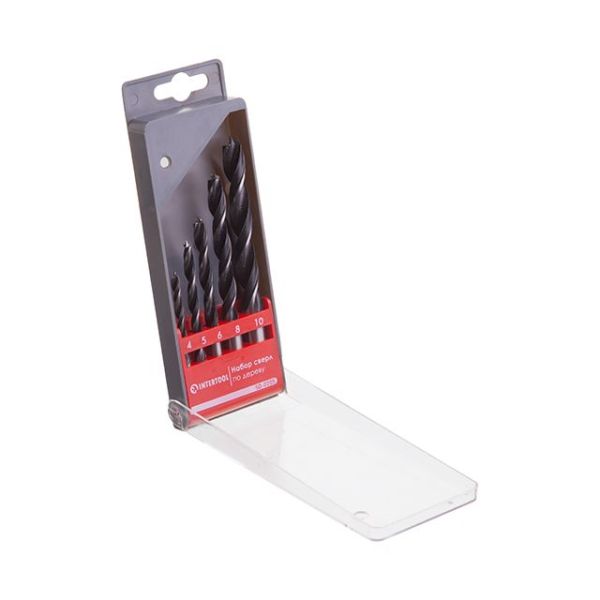 Набір свердел по деревині 5 шт INTERTOOL SD-0205