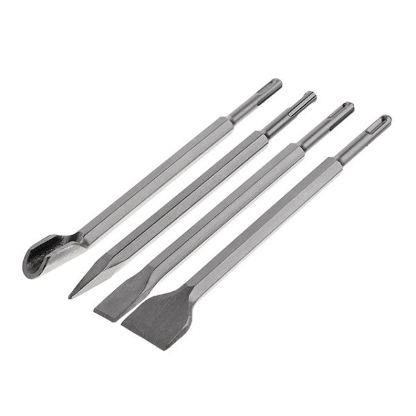 Набір зубил для перфоратора 4 шт. SDS-Plus INTERTOOL SD-0410