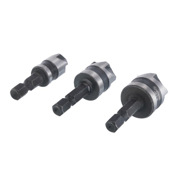 Набір зенкерів 12, 16, 19 мм, 3 од. INTERTOOL SD-5005