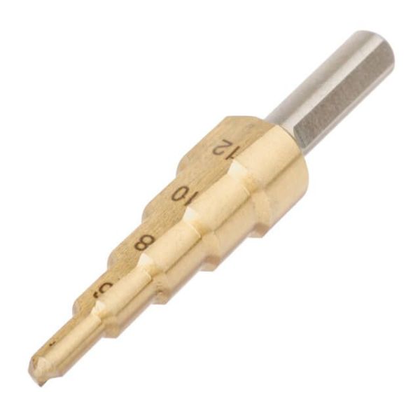 Свердло ступінчасте по металу 4-12 мм INTERTOOL SD-5812