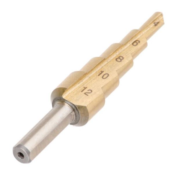 Свердло ступінчасте по металу 4-12 мм INTERTOOL SD-5812
