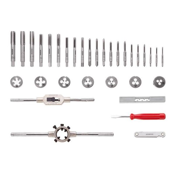 Набір мітчиків та плашок 32 од. INTERTOOL SD-8032