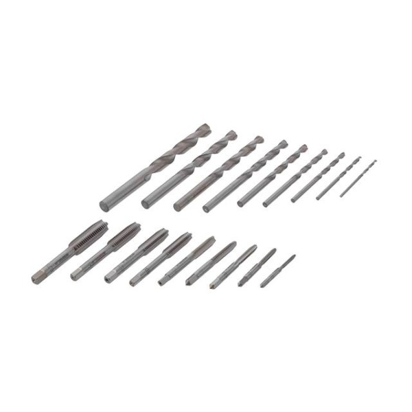 Набір мітчиків та свердел 18 од. INTERTOOL SD-8100