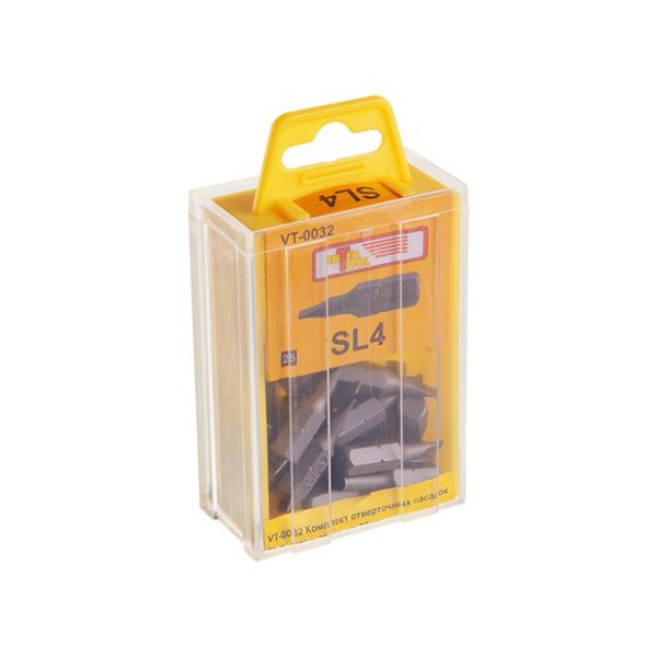 Комплек насадок до викруток 4 мм 1/4