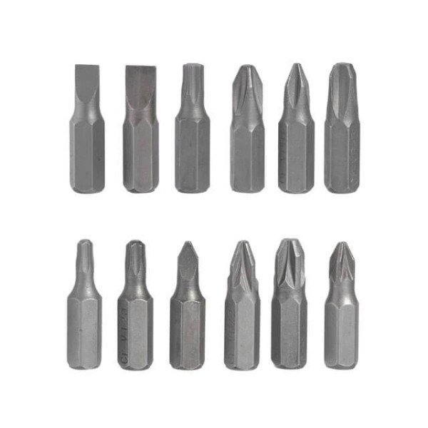 Викрутка реверсивна з комплектом насадок 12 од. INTERTOOL VT-1003