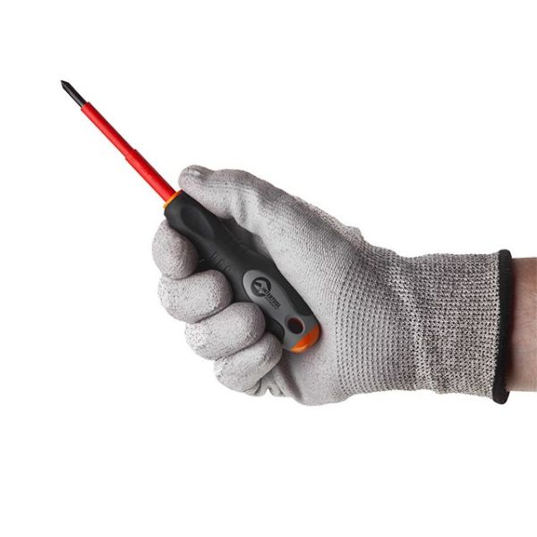 Викрутка хрестова ізольована PH1 * 80 мм, 1000 В INTERTOOL VT-3211
