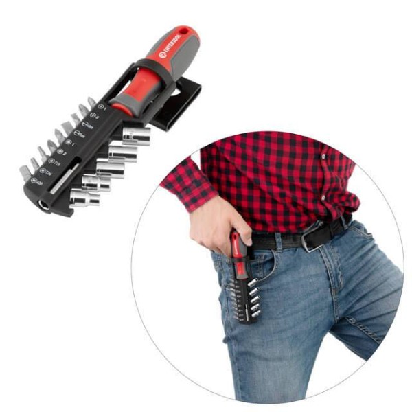 Викрутка з магнітним тримачем для насадок 1/4