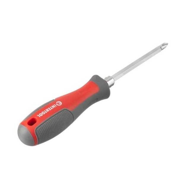 Викрутка двостороння 100 мм PH2, SL6 mm INTERTOOL VT-3344