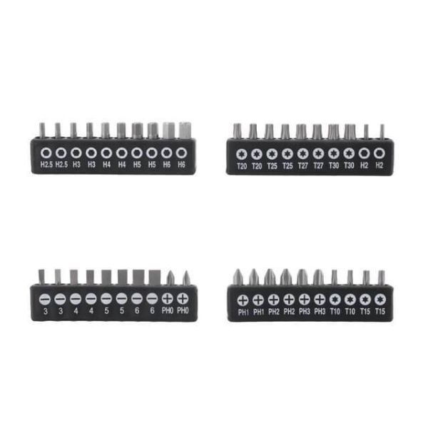 Набір викруток з комплектом насадок 58 од. INTERTOOL VT-3358