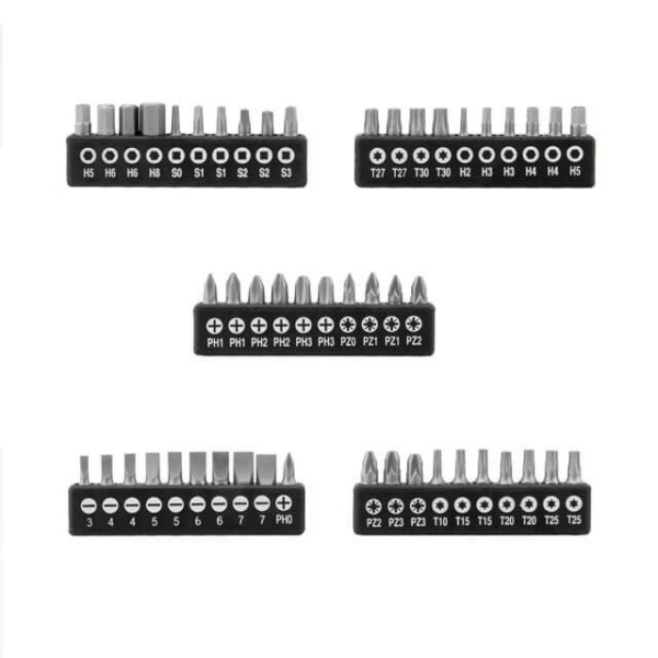Набір викруток з комплектом насадок 70 од. INTERTOOL VT-3370