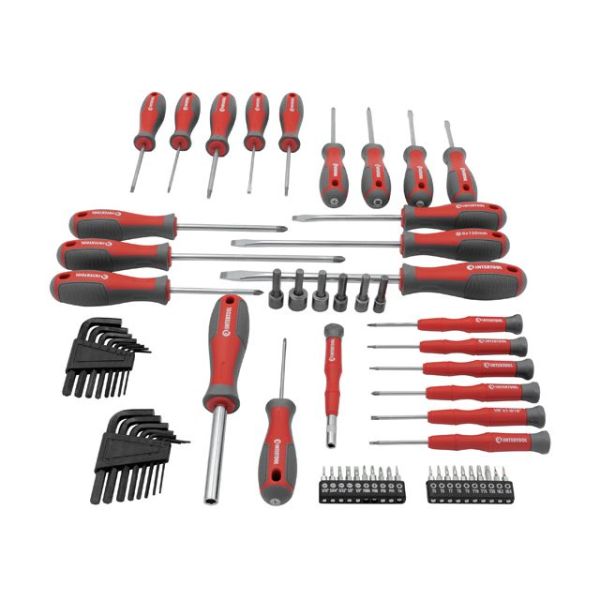 Набір викруток з комплектом насадок 114 од. INTERTOOL VT-3372