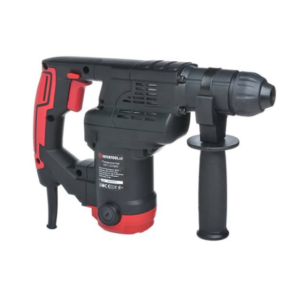 Перфоратор 900 Вт, 3.5 Дж, 0-930 об/хв., 0-5100 уд/хв., 3 режими INTERTOOL WT-0160