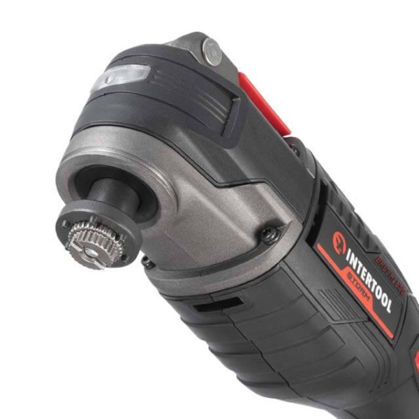 Реноватор акумуляторний з безщітковим двигуном 20 В, 8000-20000 об/хв., кут осциляції 3.2° без ЗП та АКБ INTERTOOL WT-0369