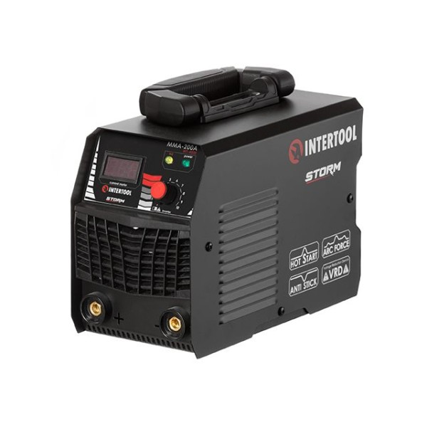 Апарат зварювальний, інверторний MMA-200A, STORM INTERTOOL WT-4005