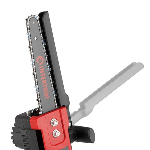 Міні-пилка ланцюгова акумуляторна з безщітковим двигуном 20 В, шина 20 см, 7.5 м/с, без ЗП та АКБ, STORM INTERTOOL WT-9210