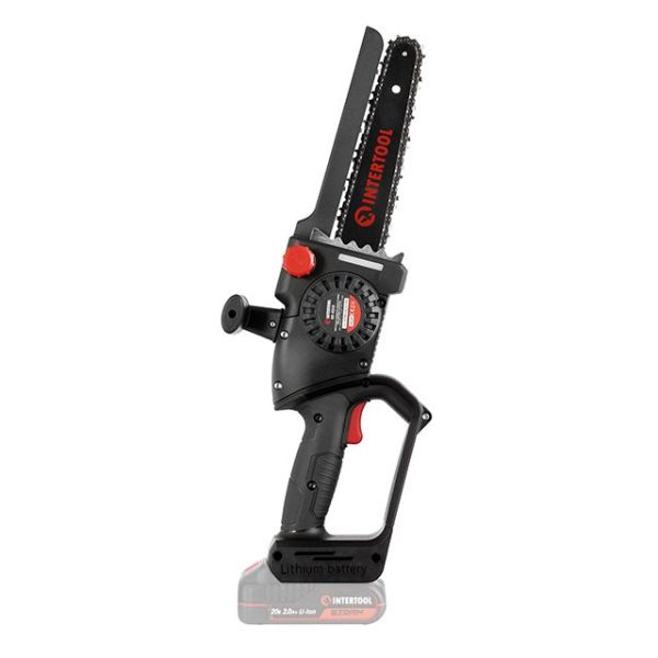 Міні-пилка ланцюгова акумуляторна з безщітковим двигуном 20 В, шина 20 см, 7.5 м/с, без ЗП та АКБ, STORM INTERTOOL WT-9210