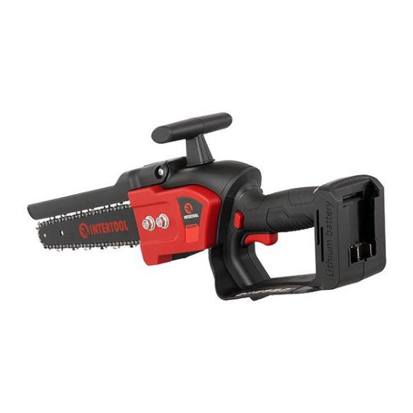 Міні-пилка ланцюгова акумуляторна з безщітковим двигуном 20 В, шина 20 см, 7.5 м/с, без ЗП та АКБ, STORM INTERTOOL WT-9210