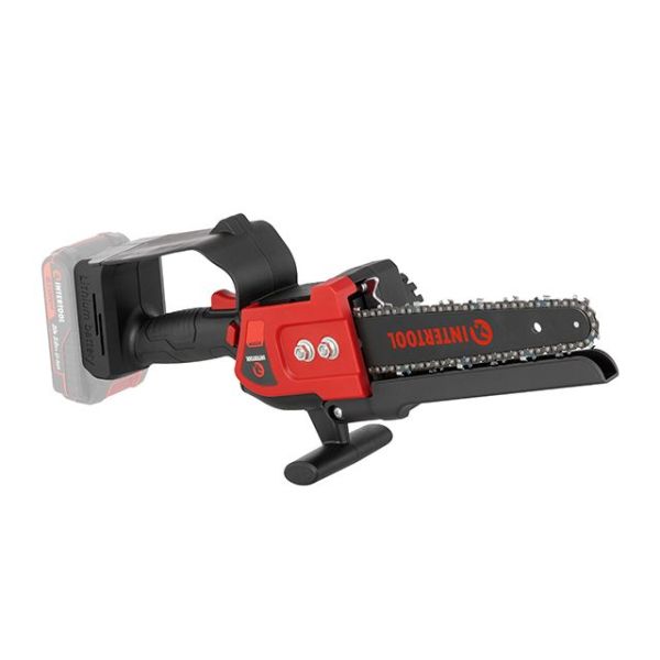 Міні-пилка ланцюгова акумуляторна з безщітковим двигуном 20 В, шина 20 см, 7.5 м/с, без ЗП та АКБ, STORM INTERTOOL WT-9210