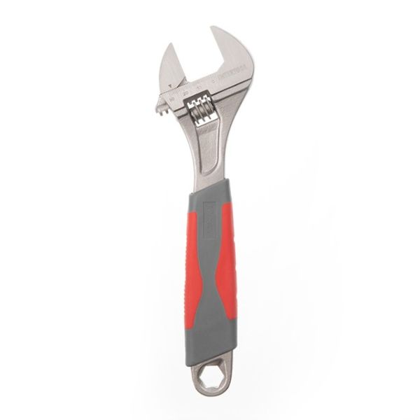 Ключ розвідний 250 мм, ізольована рукоятка,нікелеве покриття INTERTOOL XT-0025