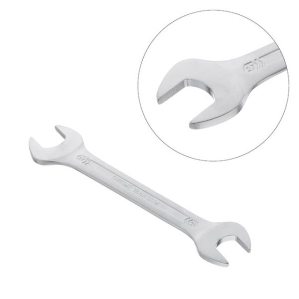 Ключ ріжковий 24-27 мм, STORM, Cr-V, покриття сатин-хром INTERTOOL XT-1124