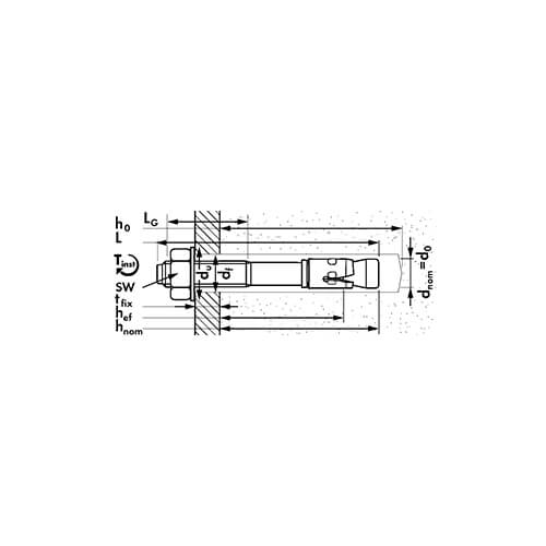 Анкер-болт m2 8х85/15 Mungo 3200885