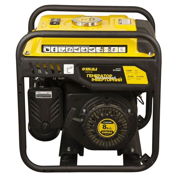 Генератор інверторний бензиновий 220В 3.0/3.5кВт 7л 4-х тактний ручний запуск SIGMA (5710831)