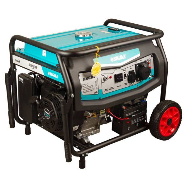 Генератор бензиновий 220В 7.5/8.0кВт 4-х тактний електрозапуск SIGMA (5710561)