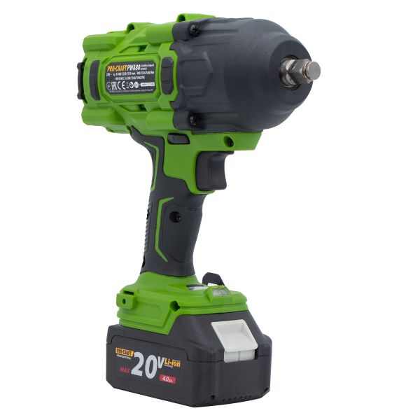 Акумуляторний гайковерт Procraft PWA80 Кейс (з 1 АКБ та ЗП)