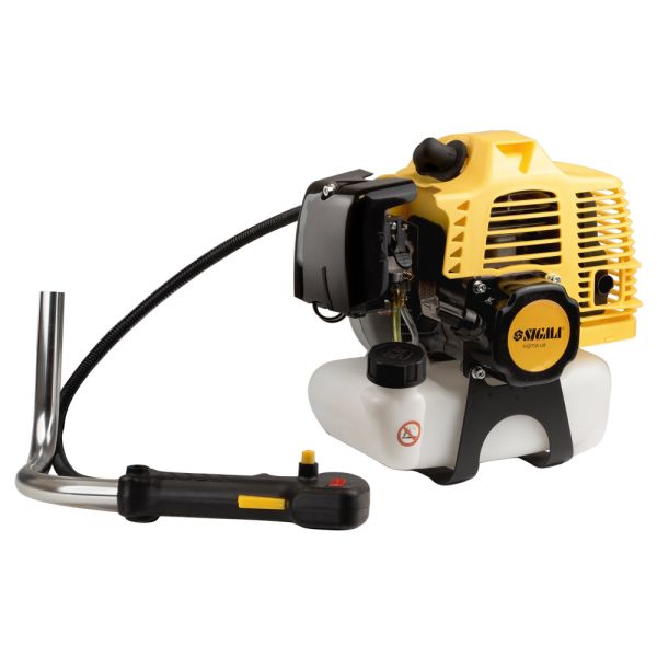 Тример бензиновий 3.6кВт 52см³ жорсткий посилений вал 28мм U-ручка (котушка, 2 ножі, ремінь) (з 2х частин) SIGMA (5612421)