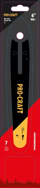 Комплект із шини та ланцюга Procraft S6 Universal (2 ланцюги та 1 шина)