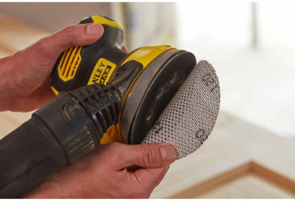 Шліфмашина ексцентрикова акумуляторна безщіткова STANLEY FATMAX SFMCW220D1S