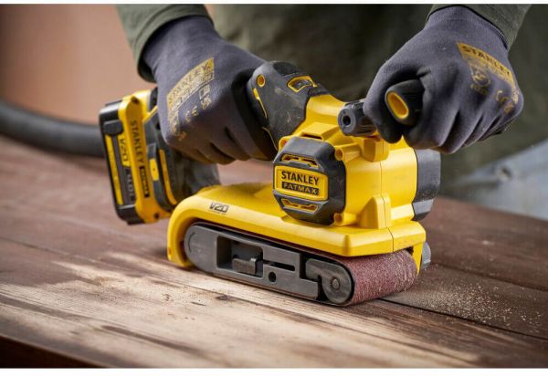 Шліфмашина стрічкова акумуляторна STANLEY FATMAX SFMCW223B