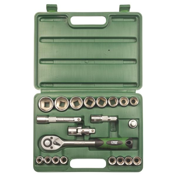 Набір насадок торцевих 1/2" 21шт GRAD (6004225)
