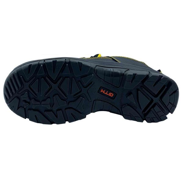 Черевики робочі з мет. носком, р.46 з жовтими вставками SM-078