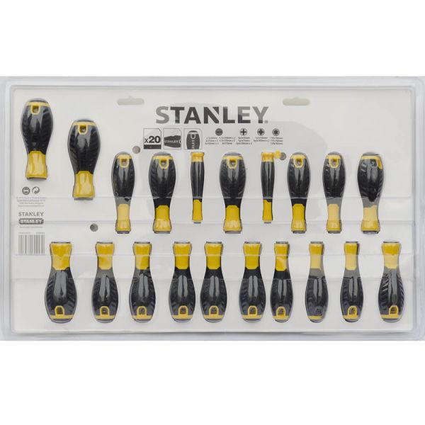 Набір з двадцяти викруток ESSENTIAL STANLEY STHT0-60213