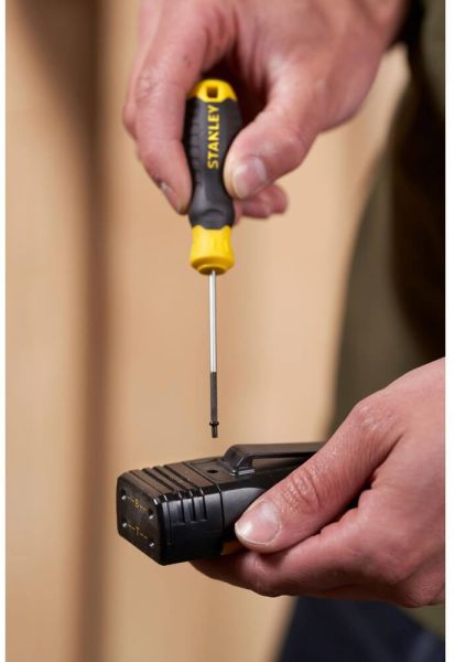 Викрутка Cushion Grip довжиною 60 мм з паралельним жалом під шліц SL 2.5 STANLEY STHT16151-0
