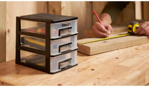 Органайзер вертикальний з трьома висувними відділеннями STANLEY STST40710-1