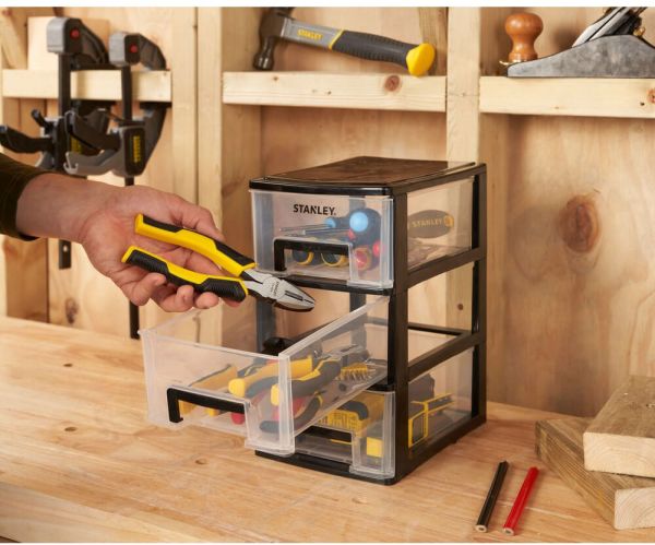 Органайзер вертикальний з трьома висувними відділеннями STANLEY STST40711-1