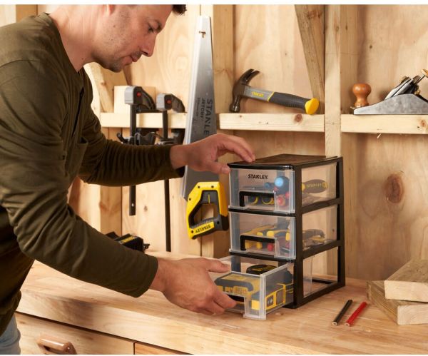 Органайзер вертикальний з трьома висувними відділеннями STANLEY STST40711-1