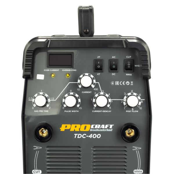 Інверторний зварювальний апарат Procraft industrial TDC400