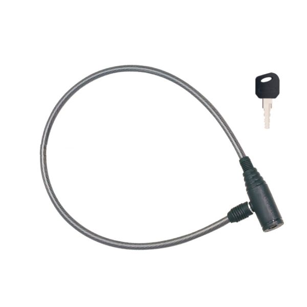 Замок велосипедний тросовий із ключем (10*900)
