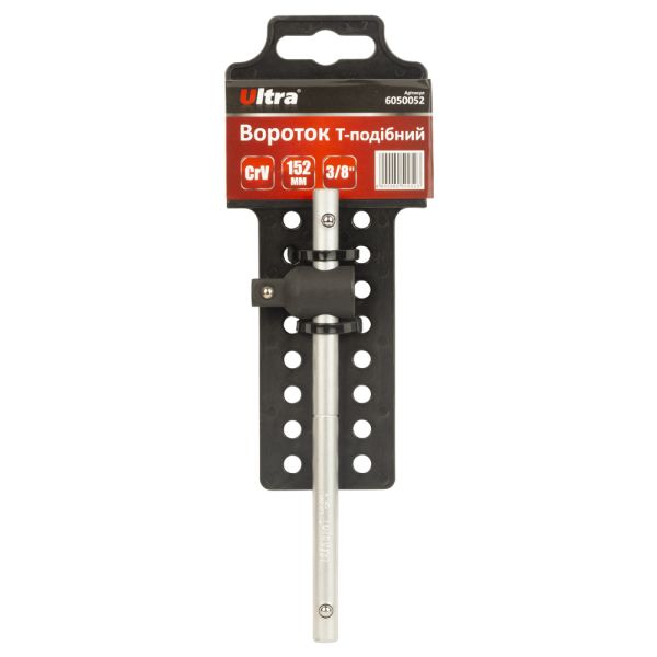 Вороток Т-подібний 3/8" 152мм CrV ULTRA (6050052)