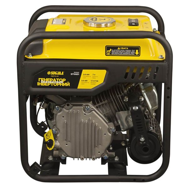 Генератор інверторний бензиновий 220В 3.0/3.5кВт 7л 4-х тактний ручний запуск SIGMA (5710831)