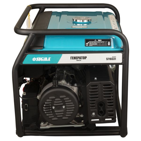 Генератор бензиновий 220В 6.0/6.5кВт 4-х тактний з виведенням під АВР SIGMA (5710331)