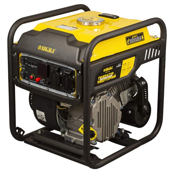 Генератор інверторний бензиновий 220В 3.0/3.5кВт 7л 4-х тактний ручний запуск SIGMA (5710831)