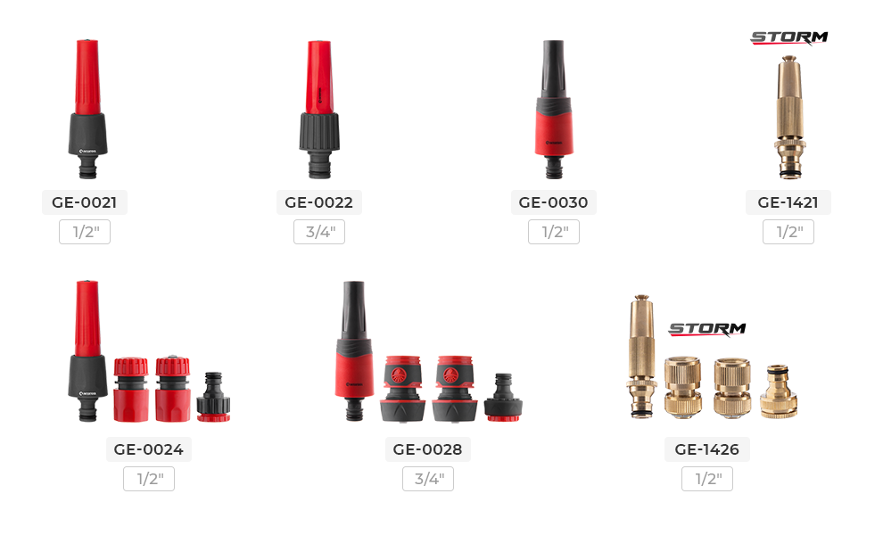 Лінійка насадок для розпилення