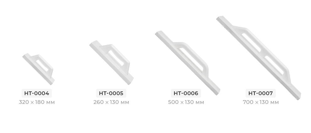 Лінійка терок пінопластових