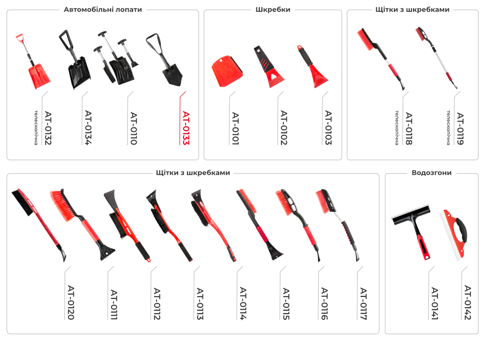 Лінійка автоаксесуарів